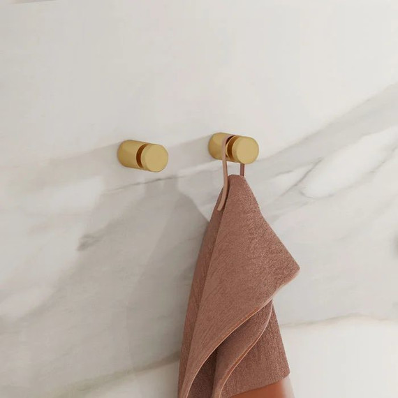 Двойной крючок Iddis Petite PET2G01i41, цвет золото матовое - фото 2