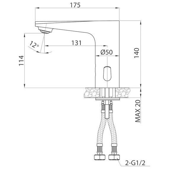 Смеситель для раковины Iddis Pulse PULSBS3i86 - фото 3