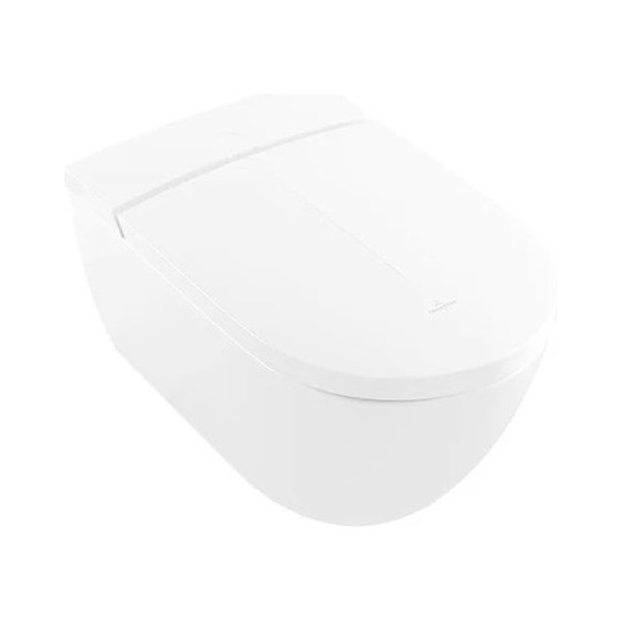 Унитаз-биде подвесной безободковый Villeroy&Boch ViClean-I 100 V0E100R1 с крышкой микролифт - фото 2