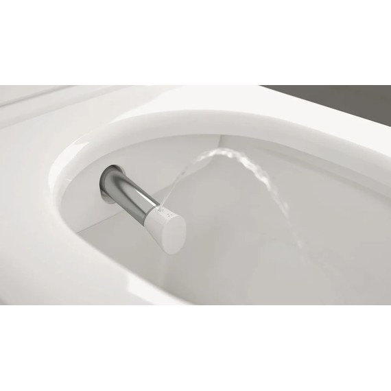 Унитаз-биде подвесной безободковый Villeroy&Boch ViClean-I 100 V0E100R1 с крышкой микролифт - фото 4