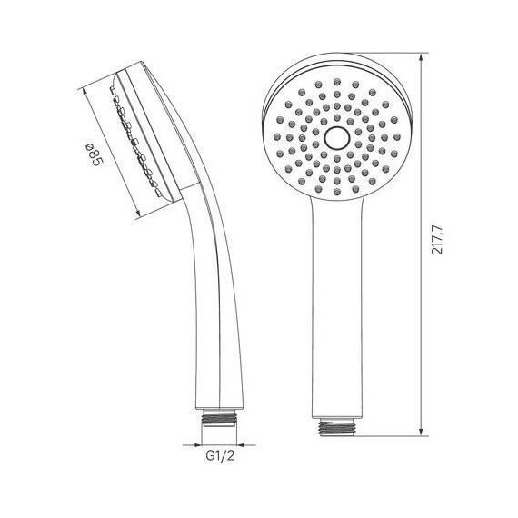 Ручной душ Iddis Hand shower 0011F85i18 - фото 5