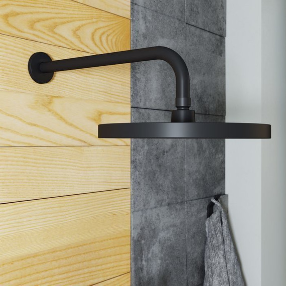 Кронштейн стеновой для верхнего душа Iddis 350 мм 001BB35i61, чёрный - фото 3