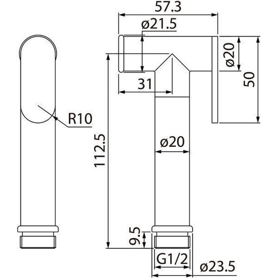 Гигиенический душ Iddis Bidet hand shower 020BBLGi20, чёрный матовый - фото 5