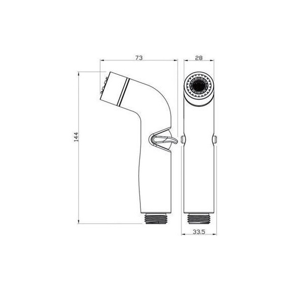 Гигиенический душ Iddis Bidet hand shower 040SC2Fi20 - фото 4