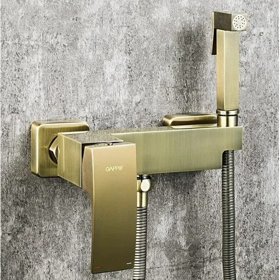 Набор для гигиенического душа Gappo G2007-4, бронза - фото, картинка 2 Набор для гигиенического душа Gappo G2007-4, бронза - фото 2