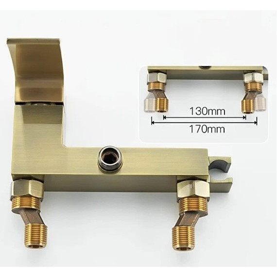 Набор для гигиенического душа Gappo G2007-4, бронза - фото, картинка 5 Набор для гигиенического душа Gappo G2007-4, бронза - фото 5