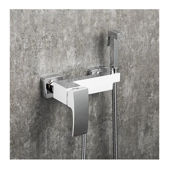 Набор для гигиенического душа Gappo G2007-8, белый/хром - фото, картинка 2 Набор для гигиенического душа Gappo G2007-8, белый/хром - фото 2