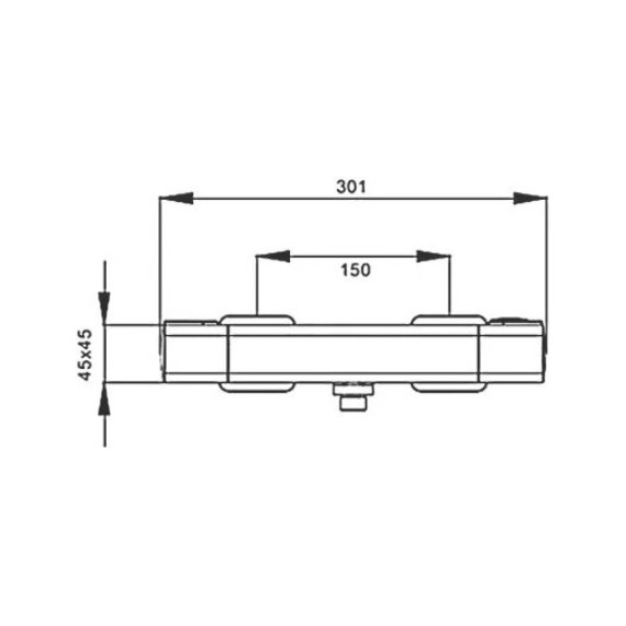 Смеситель для душа с термостатом Gappo G2091 - фото 9