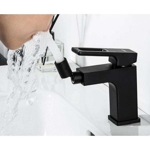 Смеситель для биде Gappo G5017-6, черный - фото 2