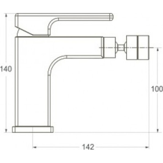 Смеситель для биде Gappo G5017-6, черный - фото 3