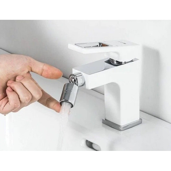 Смеситель для биде Gappo G5017-8, белый/хром - фото 2