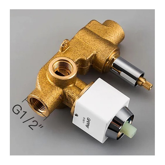 Душевая система для ванны Gappo G7117-8, белый/хром - фото 8