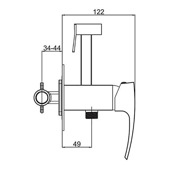Набор для гигиенического душа Gappo Jacob G7207-1 - фото, картинка 12 Набор для гигиенического душа Gappo Jacob G7207-1 - фото 12