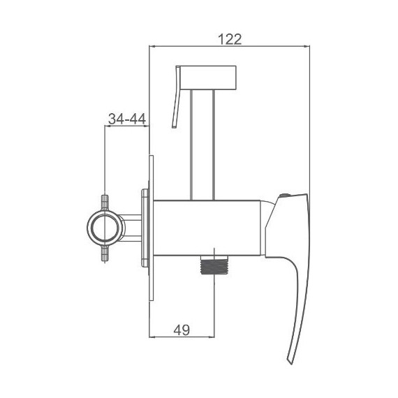 Набор для гигиенического душа Gappo Jacob G7207-4, бронза - фото, картинка 13 Набор для гигиенического душа Gappo Jacob G7207-4, бронза - фото 13
