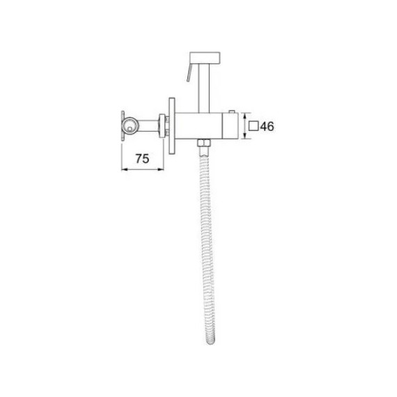 Набор для гигиенического душа с термостатом Gappo G7207-40 - фото, картинка 10 Набор для гигиенического душа с термостатом Gappo G7207-40 - фото 10