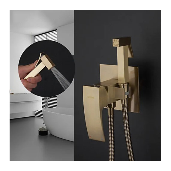 Набор для гигиенического душа Gappo Jacob G7207-4, бронза - фото, картинка 2 Набор для гигиенического душа Gappo Jacob G7207-4, бронза - фото 2