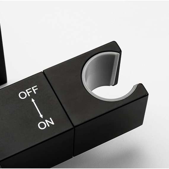 Набор для гигиенического душа с термостатом Gappo G7207-60, черный - фото, картинка 6 Набор для гигиенического душа с термостатом Gappo G7207-60, черный - фото 6