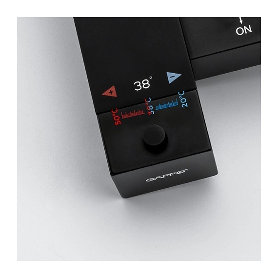 Набор для гигиенического душа с термостатом Gappo G7207-60, черный - фото, картинка 5 Набор для гигиенического душа с термостатом Gappo G7207-60, черный - фото 5