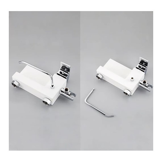 Набор для гигиенического душа Gappo G7296, белый/хром - фото, картинка 7 Набор для гигиенического душа Gappo G7296, белый/хром - фото 7