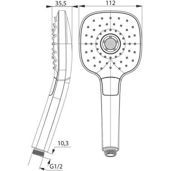 Ручной душ Iddis Sena SEN3F00i18 - фото 8