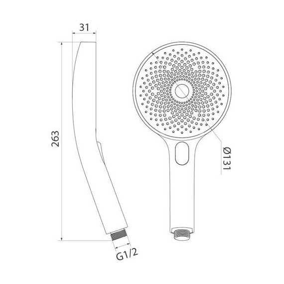 Ручной душ Iddis SpaHome SPA3F0Bi18, чёрный матовый - фото 9