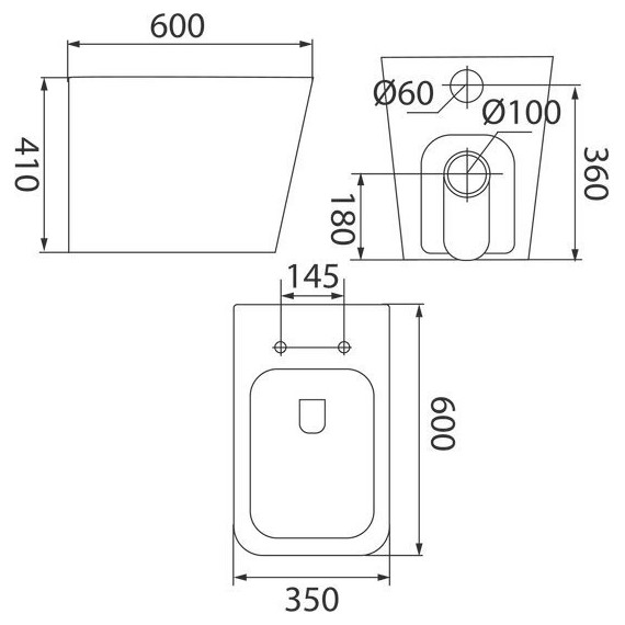 Унитаз приставной безободковый Iddis Bild BILRDSEi26 с тонкой крышкой микролифт - фото 11