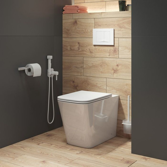 Унитаз приставной безободковый Iddis Bild BILRDSEi26 с тонкой крышкой микролифт - фото 8