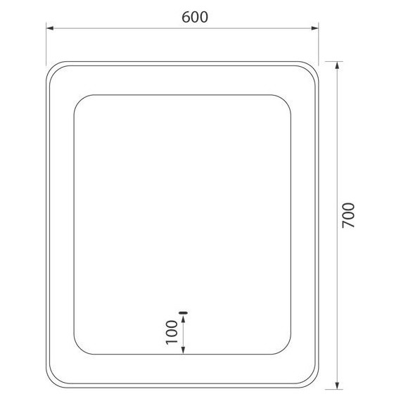 Зеркало Iddis Esper 60 см ESP6000i98 - фото 9