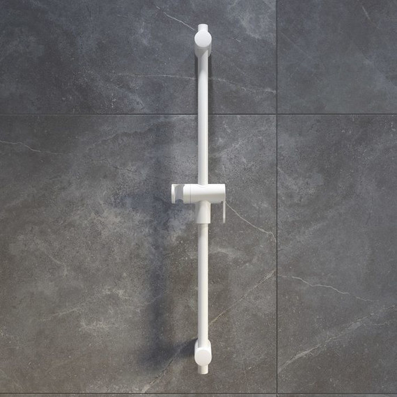 Душевая штанга Iddis Ray 70 см RAY70W0i17, белый матовый - фото 3