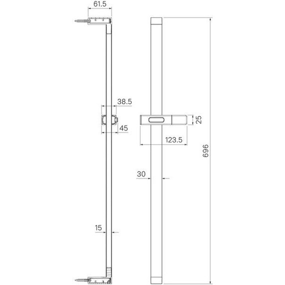 Душевая штанга Iddis Slide 70 см SLI70CLi17 - фото 4