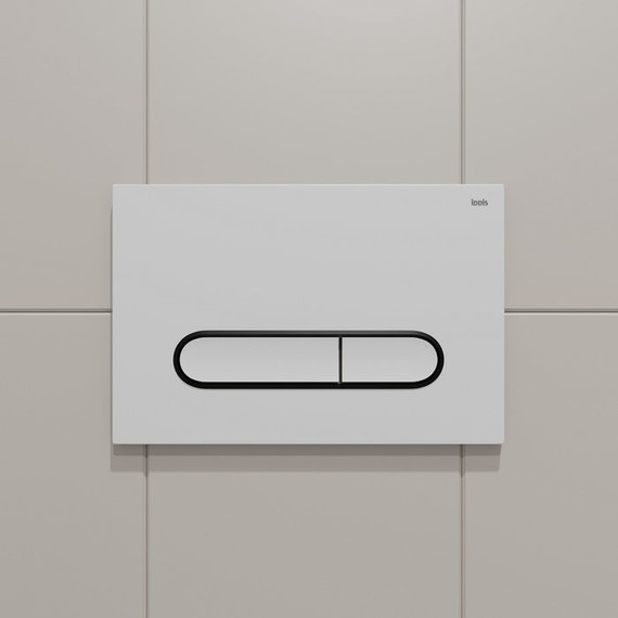 Кнопка смыва Iddis Unifix UNI01WBi77, белый матовый - фото 3