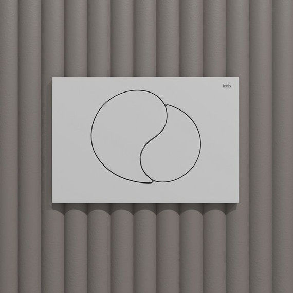 Кнопка смыва Iddis Unifix UNI02MWi77, белый матовый - фото 3