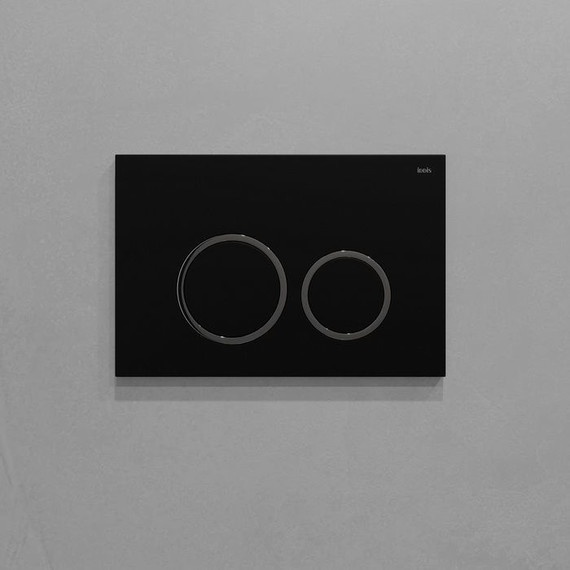 Кнопка смыва Iddis Unifix UNI03BCi77, черный матовый - фото 3