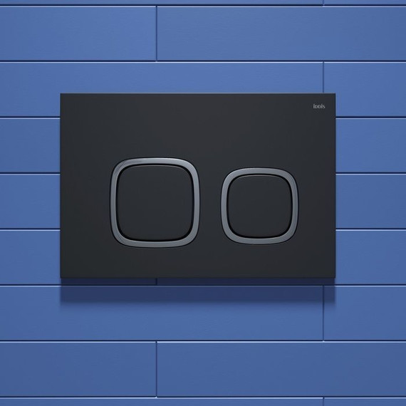 Кнопка смыва Iddis Unifix UNI04BCi77, чёрный матовый - фото 3