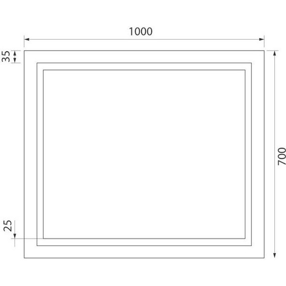Зеркало Iddis Zodiac 100 см ZOD10T0i98 - фото 6