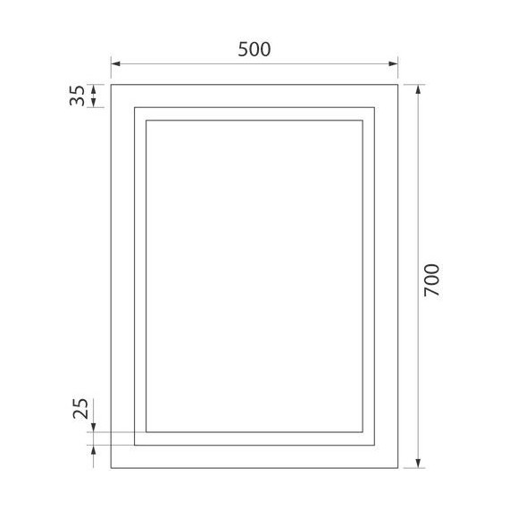 Зеркало Iddis Zodiac 50 см ZOD5000i98 - фото 6