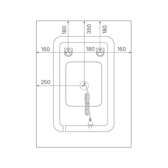 Зеркало Iddis Zodiac 50 см ZOD50T0i98 - фото 7