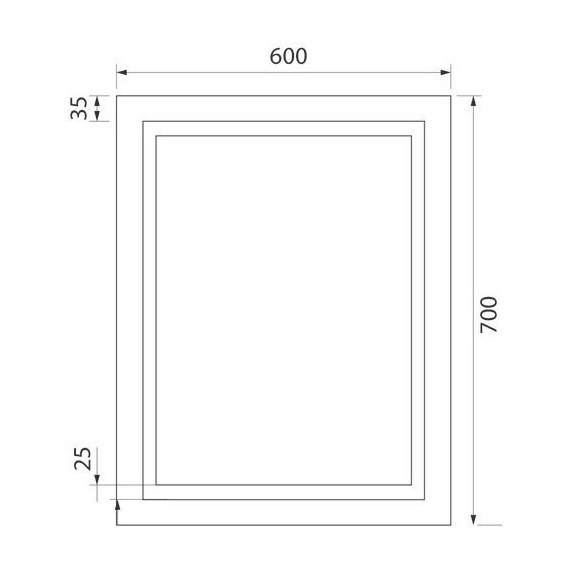 Зеркало Iddis Zodiac 60 см ZOD6000i98 - фото 6