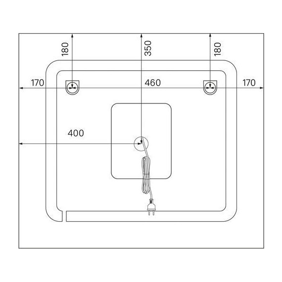 Зеркало Iddis Zodiac 80 см ZOD8000i98 - фото 7