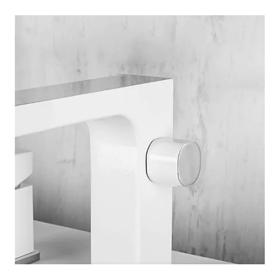 Смеситель для ванны Gappo Futura G1117-8, белый/хром - фото, картинка 3 Смеситель для ванны Gappo Futura G1117-8, белый/хром - фото 3