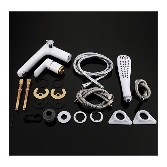 Смеситель для ванны Gappo Noar G1148, белый/хром - фото, картинка 10 Смеситель для ванны Gappo Noar G1148, белый/хром - фото 10