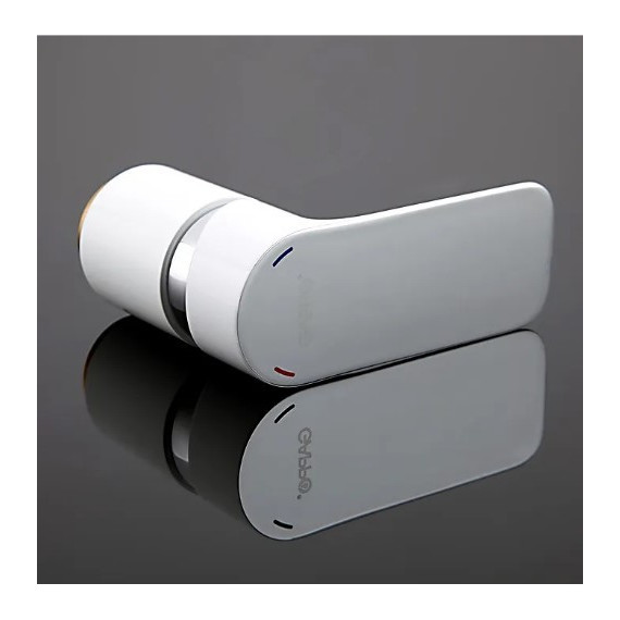 Смеситель для ванны Gappo Noar G1148, белый/хром - фото, картинка 6 Смеситель для ванны Gappo Noar G1148, белый/хром - фото 6