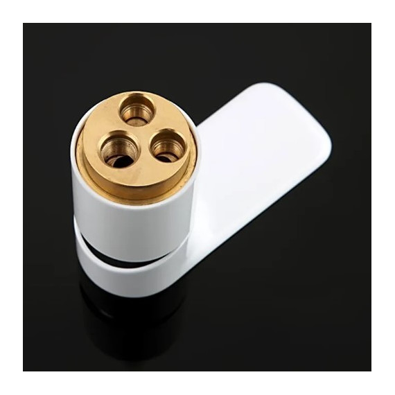 Смеситель для ванны Gappo Noar G1148, белый/хром - фото, картинка 7 Смеситель для ванны Gappo Noar G1148, белый/хром - фото 7