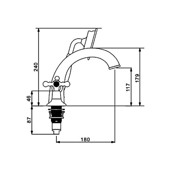 Смеситель для ванны Gappo G1189-4, бронза - фото, картинка 9 Смеситель для ванны Gappo G1189-4, бронза - фото 9