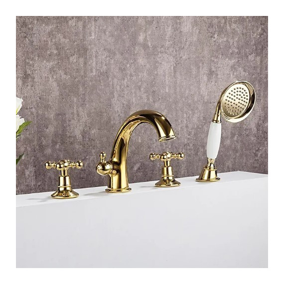 Смеситель для ванны Gappo G1189-4, бронза - фото, картинка 2 Смеситель для ванны Gappo G1189-4, бронза - фото 2