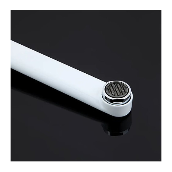 Смеситель для ванны с душевым гарнитуром Gappo Noar G2248, белый/хром - фото, картинка 7 Смеситель для ванны с душевым гарнитуром Gappo Noar G2248, белый/хром - фото 7