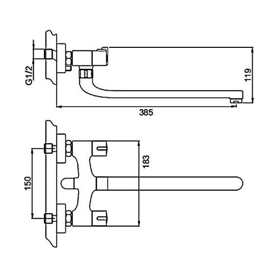 Смеситель для ванны с душевым гарнитуром Gappo Stella, белый/хром - фото, картинка 10 Смеситель для ванны с душевым гарнитуром Gappo Stella, белый/хром - фото 10