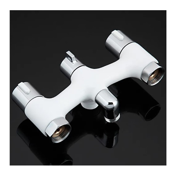 Смеситель для ванны с душевым гарнитуром Gappo Stella, белый/хром - фото, картинка 6 Смеситель для ванны с душевым гарнитуром Gappo Stella, белый/хром - фото 6