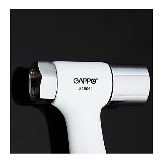 Смеситель для ванны с душевым гарнитуром Gappo Stella, белый/хром - фото, картинка 7 Смеситель для ванны с душевым гарнитуром Gappo Stella, белый/хром - фото 7