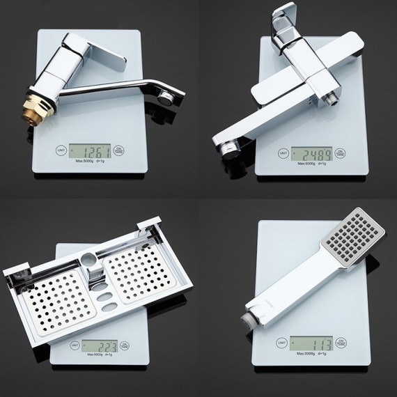 Набор смесителей 3 в 1 для ванны Gappo G2898 - фото 6